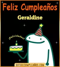 Flork meme Cumpleaños Geraldine